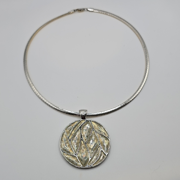 Lia Sophia Jewelry - Elegant Silver Pendant Necklace